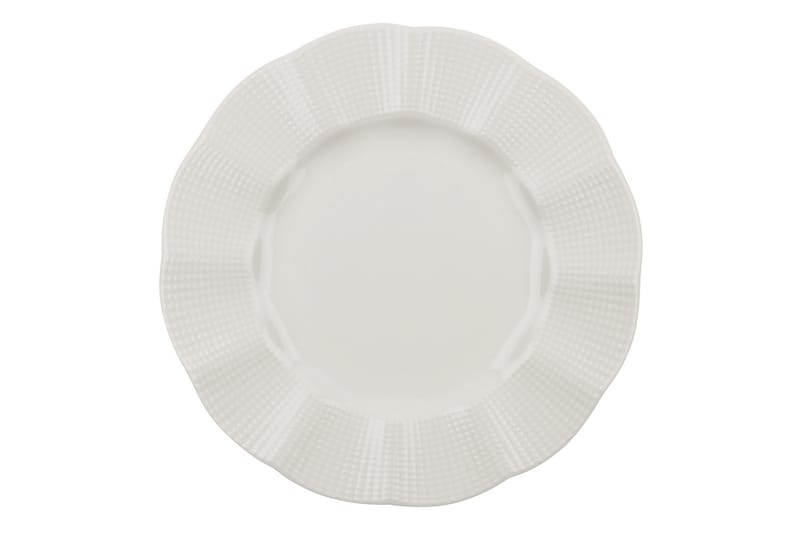 Middagsservise Adine 24 Deler Porselen - Creme - Servering & borddekking - Porselen