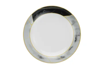 Tallerkensett 24-pk - Flerfarget - Servering & borddekking - Porselen