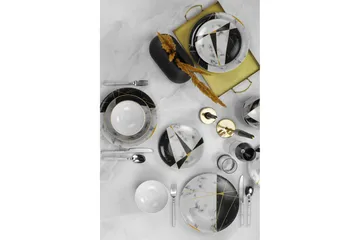 Tallerkensett 24-pk - Flerfarget - Servering & borddekking - Porselen