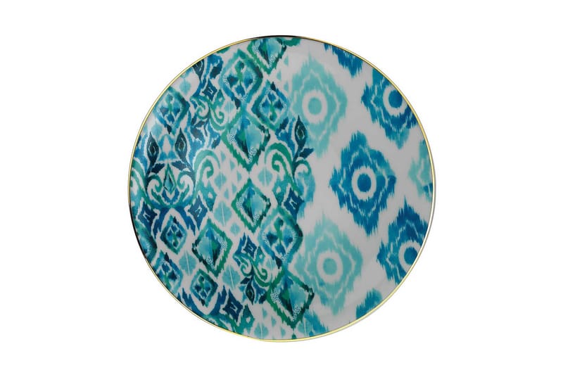 Tallerkensett 24-pk - Flerfarget - Servering & borddekking - Porselen