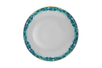 Tallerkensett 24-pk - Flerfarget - Servering & borddekking - Porselen