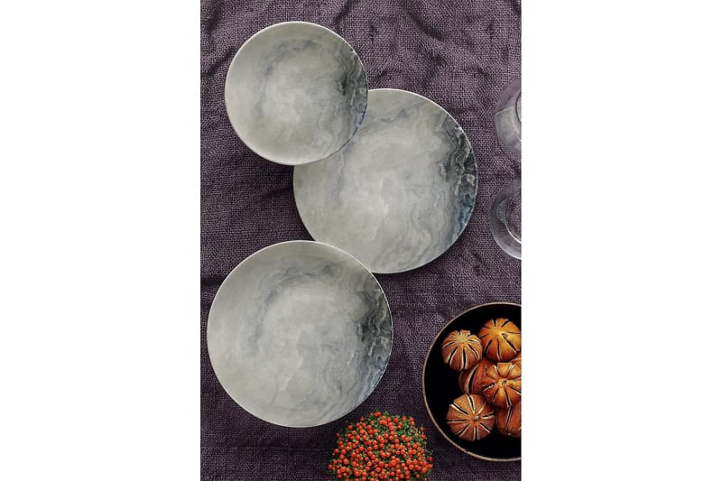 Tallerkensett Subatan 24 Deler - Porselen/Flerfarget - Servering & borddekking - Porselen