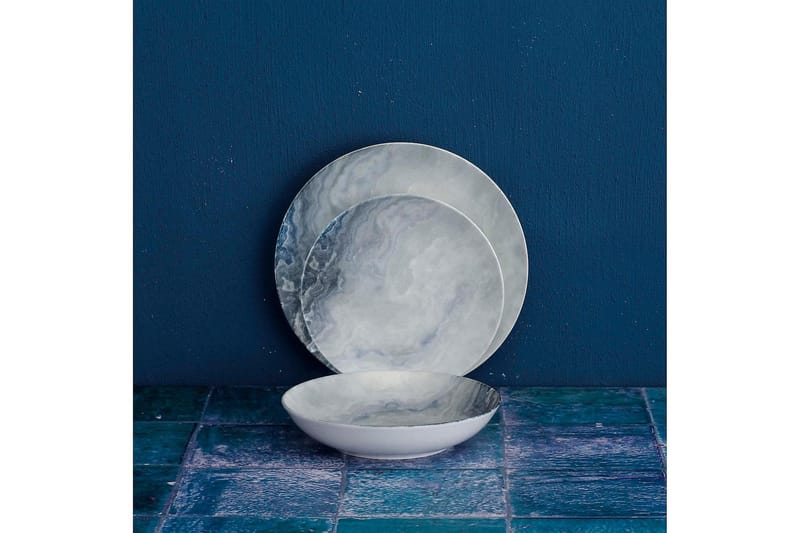 Tallerkensett Subatan 24 Deler - Porselen/Flerfarget - Servering & borddekking - Porselen