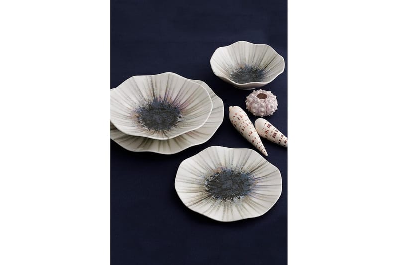 Tallerkensett Subatan 24 Deler - Porselen/Flerfarget - Servering & borddekking - Porselen