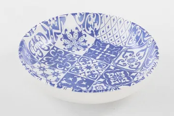 Asjetter - Hvit/Mørkeblå - Servering & borddekking - Tallerkener - Asjett