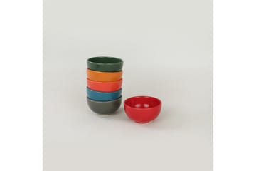 Karshana Dyp Tallerken 8 cm - Flerfarget - Servering & borddekking - Tallerkener - Dyp tallerken