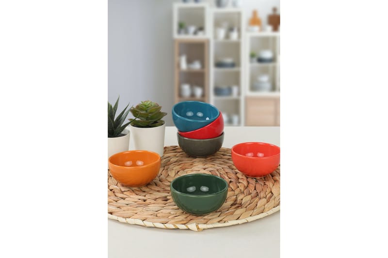 Karshana Dyp Tallerken 8 cm, Flerfarget