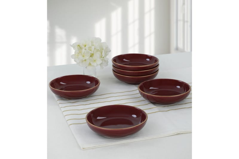 Kausal Djup Tallrik Wine red