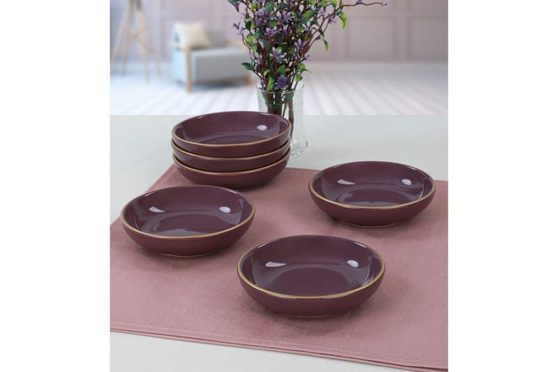 Kausal Dyp Tallerken 13 cm, Lilla
