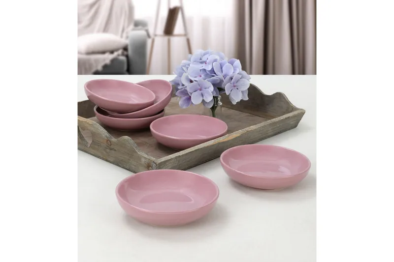 Kausal Dyp Tallerken - Mørk rosa - Servering & borddekking - Tallerkener - Dyp tallerken