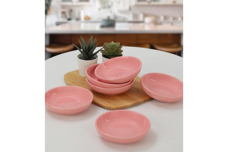 Kausal Dyp Tallerken, Rosa