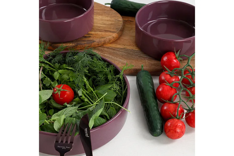 Kauslender Dyp Tallerken 14 cm, Lilla