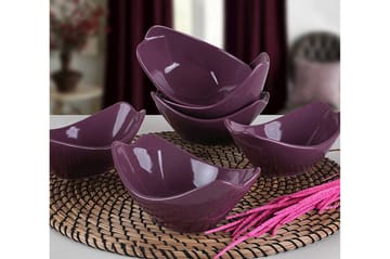 Skålsett 6-pk - Lilla - Servering & borddekking - Tallerkener - Dyp tallerken