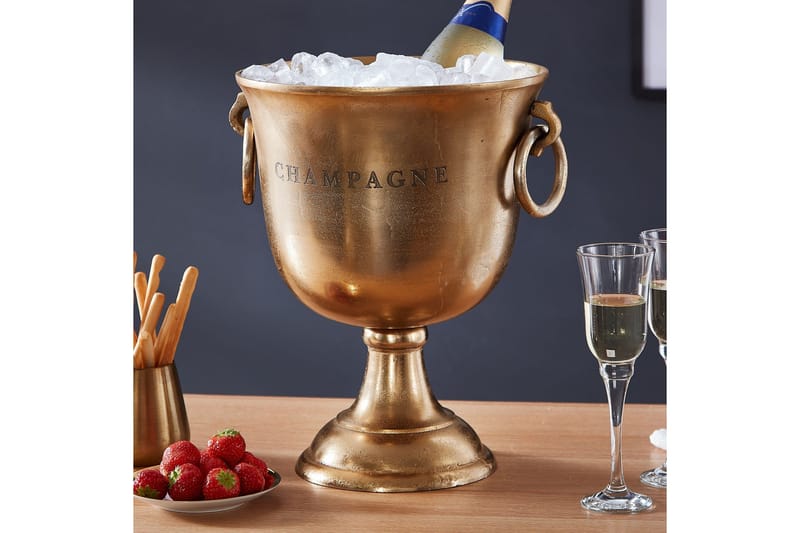 Ishink & Vinkylare Wohnling Guld - Servering & borddekking - Glass - Champagneglass