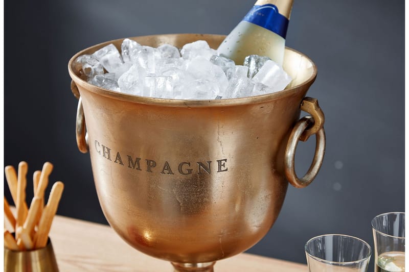 Ishink & Vinkylare Wohnling Guld - Servering & borddekking - Glass - Champagneglass