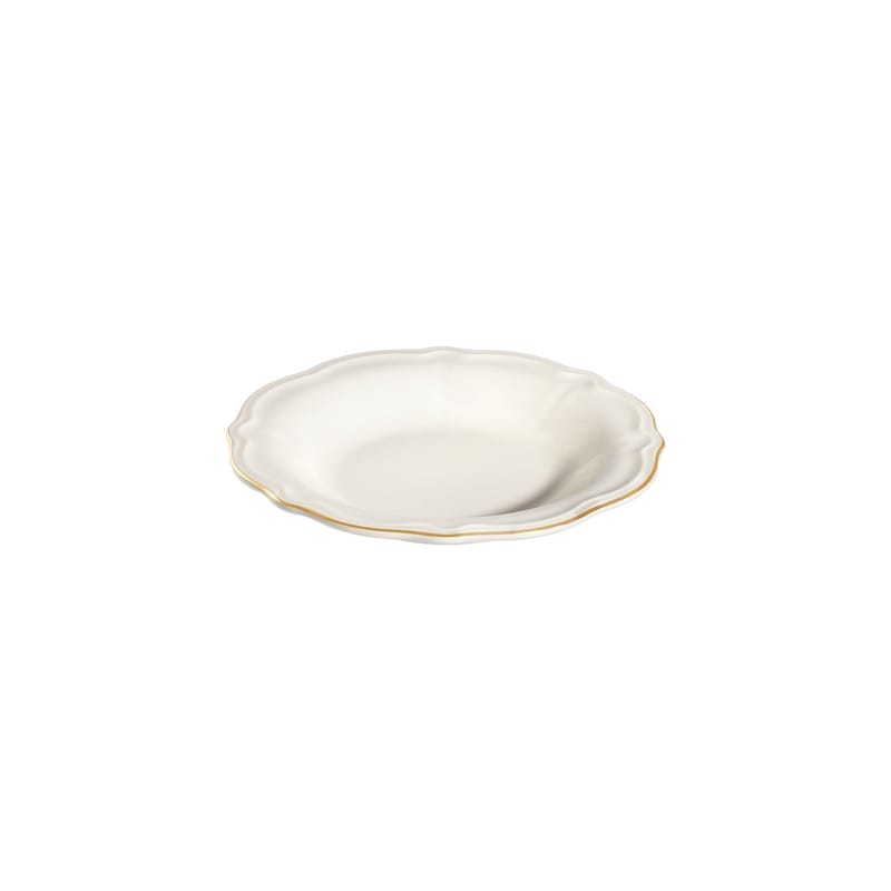 Middagsservise (18 deler) Opviq Altin File Fulya 18 (30 x 32 x 31 cm) Hvit Gull - Hvit og gull - Servering & borddekking - Tallerkener - Tallerkensett