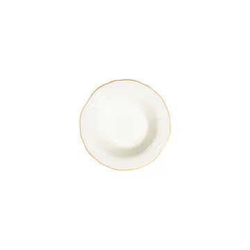 Middagsservise (24 deler) Opviq Altin File Fulya 24 (32 x 36 x 41 cm) Hvit Gull - Hvit og gull - Servering & borddekking - Tallerkener - Firkantet tallerken
