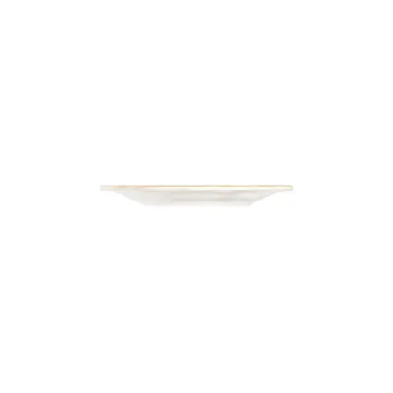 Middagsservise (24 deler) Opviq Altin File Fulya 24 (32 x 36 x 41 cm) Hvit Gull - Hvit og gull - Servering & borddekking - Tallerkener - Firkantet tallerken