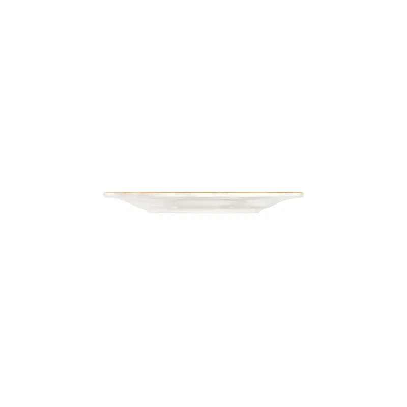 Middagsservise (24 deler) Opviq Altin File Fulya 24 (32 x 36 x 41 cm) Hvit Gull - Hvit og gull - Servering & borddekking - Tallerkener - Firkantet tallerken