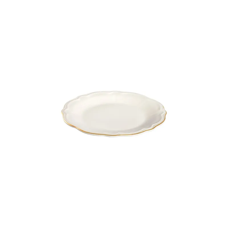 Middagsservise (24 deler) Opviq Altin File Fulya 24 (32 x 36 x 41 cm) Hvit Gull, Hvit og gull