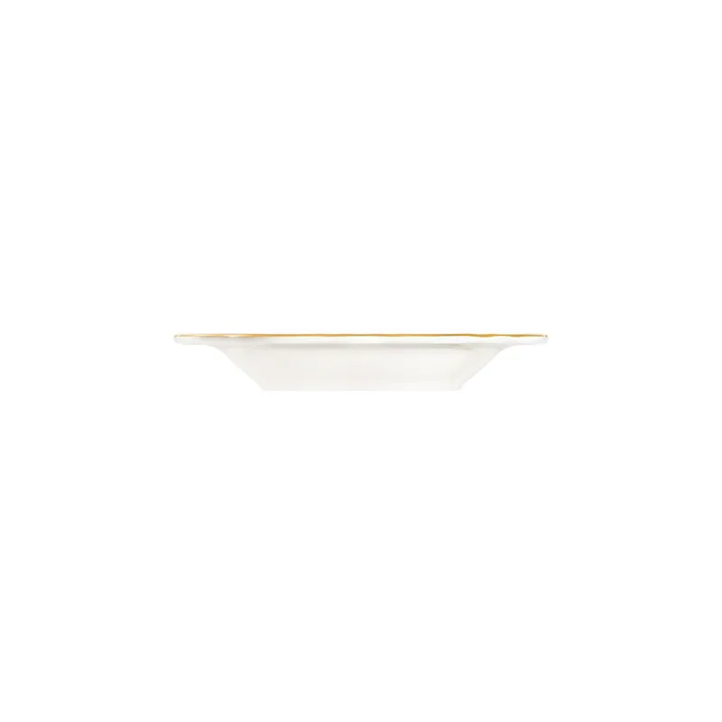 Middagsservise (24 deler) Opviq Altin File Fulya 24 (32 x 36 x 41 cm) Hvit Gull - Hvit og gull - Servering & borddekking - Tallerkener - Firkantet tallerken