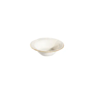 Middagsservise (24 deler) Opviq Altin File Fulya 24 (32 x 36 x 41 cm) Hvit Gull - Hvit/gull - Servering & borddekking - Tallerkener - Firkantet tallerken