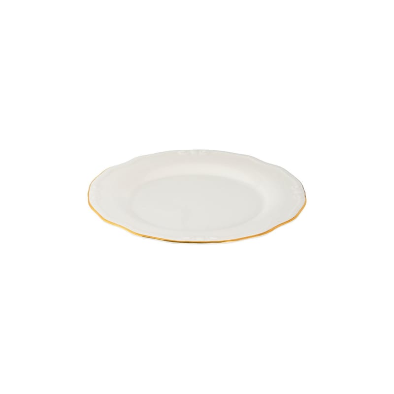 Middagsservise (24 deler) Opviq Altin Yaldiz Tiffany 24 (32 x 36 x 41 cm) Hvit gull - Hvit og gull - Servering & borddekking - Tallerkener - Firkantet tallerken