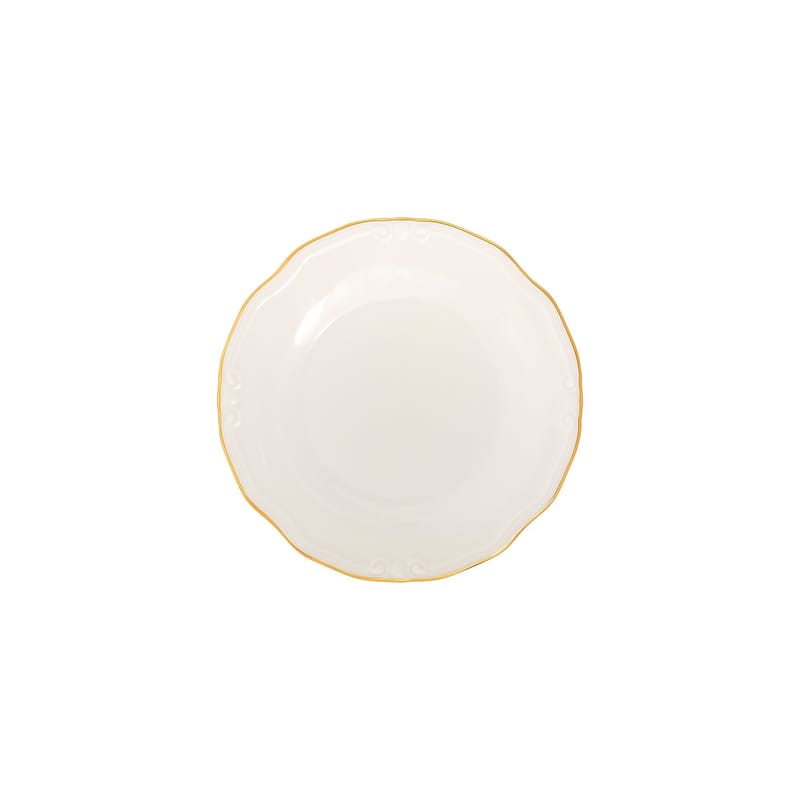 Middagsservise (24 deler) Opviq Altin Yaldiz Tiffany 24 (32 x 36 x 41 cm) Hvit gull - Hvit og gull - Servering & borddekking - Tallerkener - Firkantet tallerken