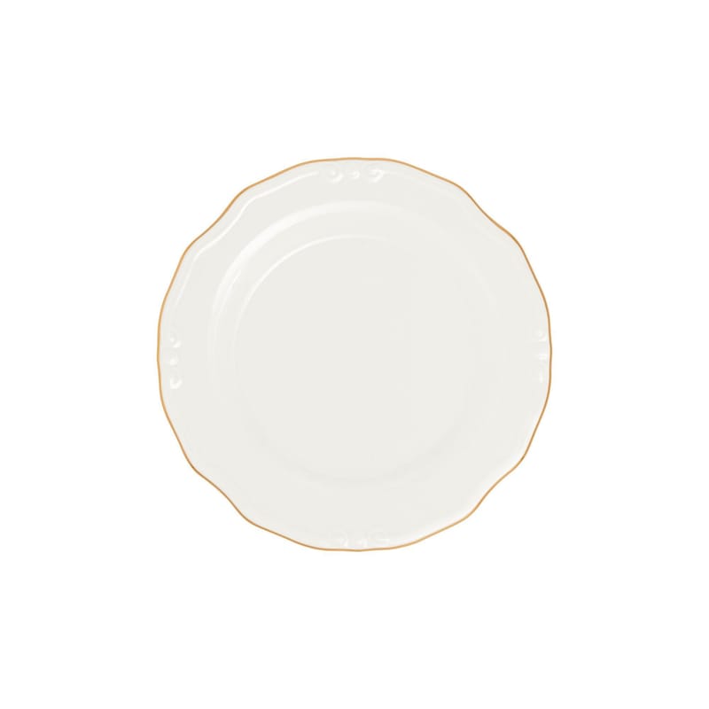 Middagsservise (24 deler) Opviq Altin Yaldiz Tiffany 24 (32 x 36 x 41 cm) Hvit gull - Hvit og gull - Servering & borddekking - Tallerkener - Firkantet tallerken