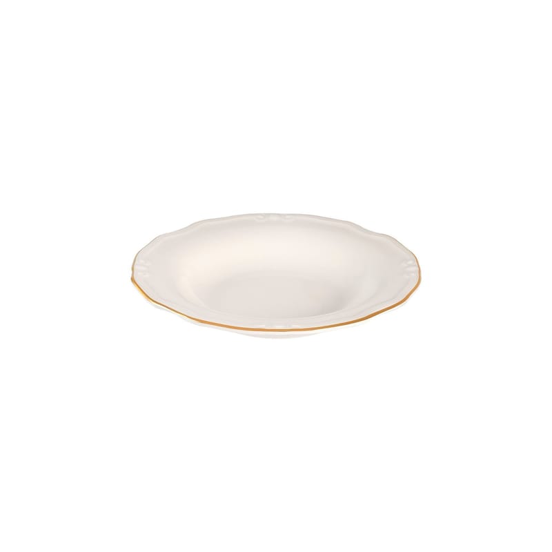 Middagsservise (24 deler) Opviq Altin Yaldiz Tiffany 24 (32 x 36 x 41 cm) Hvit gull - Hvit og gull - Servering & borddekking - Tallerkener - Firkantet tallerken