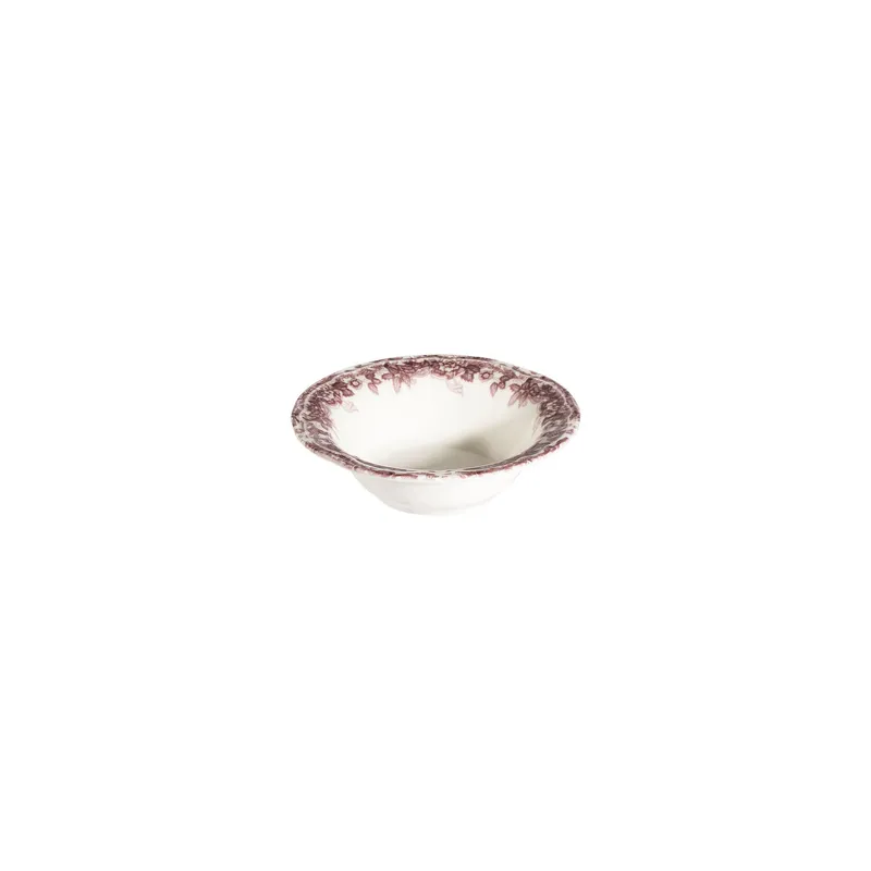 Middagsservise (24 deler) Opviq Antigue Fulya 24 (32 x 36 x 41 cm) Hvit Mørk bordeaux - Hvit og mørk burgunder - Servering & borddekking - Tallerkener - Firkantet tallerken