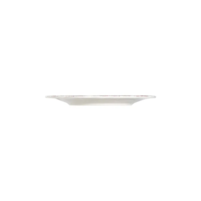 Middagsservise (24 deler) Opviq Antigue Fulya 24 (32 x 36 x 41 cm) Hvit Mørk bordeaux - Hvit og mørk burgunder - Servering & borddekking - Tallerkener - Firkantet tallerken