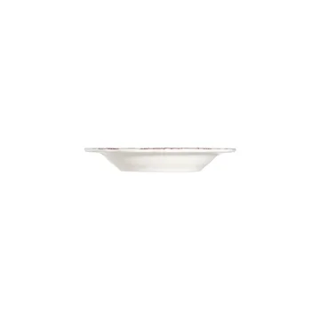 Middagsservise (24 deler) Opviq Antigue Fulya 24 (32 x 36 x 41 cm) Hvit Mørk bordeaux - Hvit og mørk burgunder - Servering & borddekking - Tallerkener - Firkantet tallerken