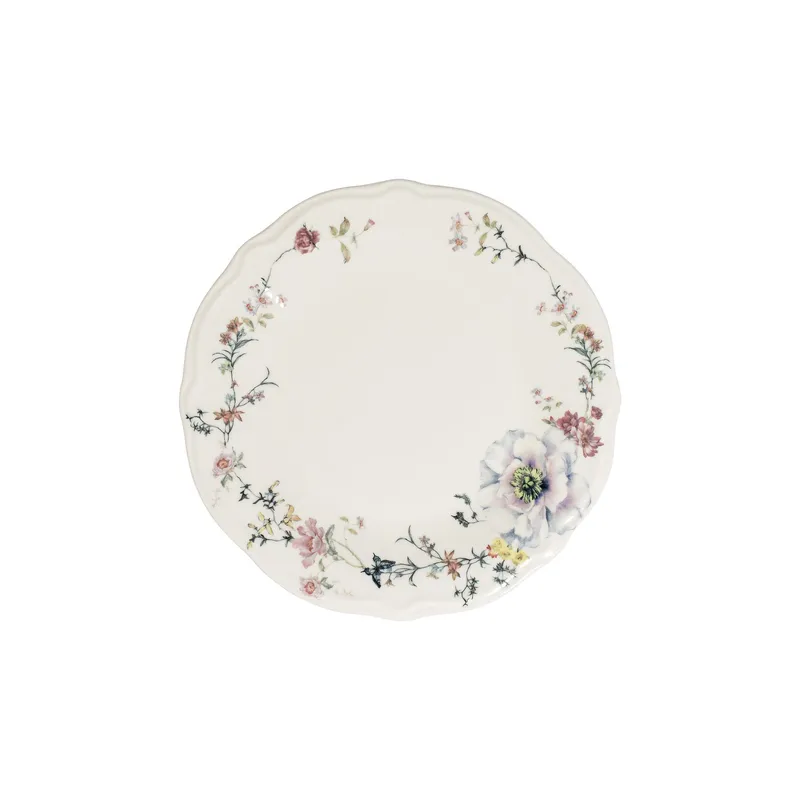 Middagsservise (24 deler) Opviq Aveline Fulya 24 (32 x 36 x 41 cm) Flerfarget - Flerfarget - Servering & borddekking - Tallerkener - Firkantet tallerken