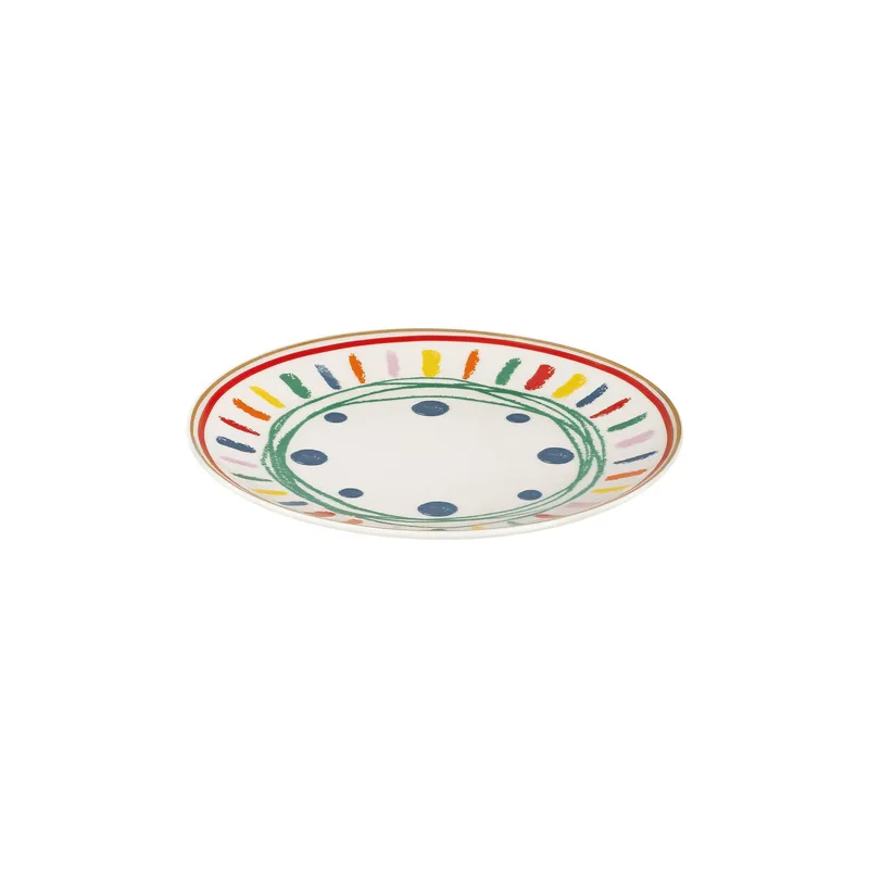 Middagsservise (24 deler) Opviq Color Rush Chic 24 (32 x 36 x 41 cm) Flerfarget - Flerfarget - Servering & borddekking - Tallerkener - Firkantet tallerken