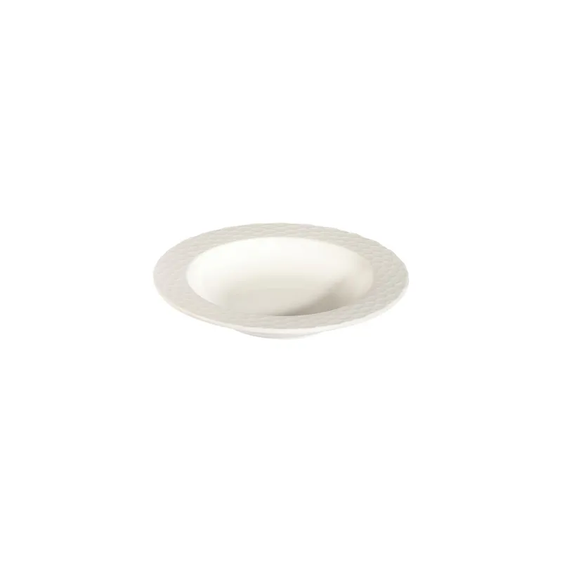 Middagsservise (24 deler) Opviq Costa Costa 24 (32 x 36 x 41 cm) Hvit - Hvit - Servering & borddekking - Tallerkener - Firkantet tallerken