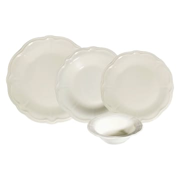 Middagsservise (24 deler) Opviq Fulya Fulya 24 (32 x 36 x 41 cm) hvit - Hvit - Servering & borddekking - Tallerkener - Firkantet tallerken