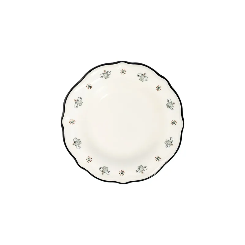 Middagsservise (24 deler) Opviq Helen Fulya 24 (32 x 36 x 41 cm) Flerfarget - Flerfarget - Servering & borddekking - Tallerkener - Firkantet tallerken
