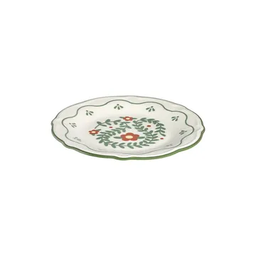 Middagsservise (24 deler) Opviq Marcelin Fulya 24 (32 x 36 x 41 cm) Flerfarget - Flerfarget - Servering & borddekking - Tallerkener - Firkantet tallerken