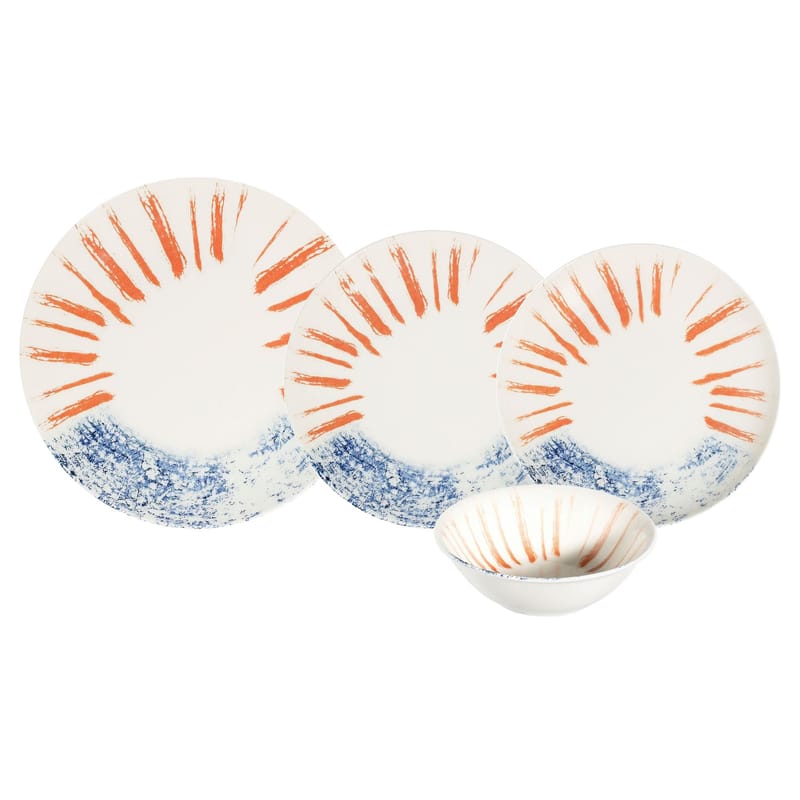 Middagsservise (24 deler) Opviq Novalis Chic 24 (32 x 36 x 41 cm) Flerfarget - Flerfarget - Servering & borddekking - Tallerkener - Tallerkensett