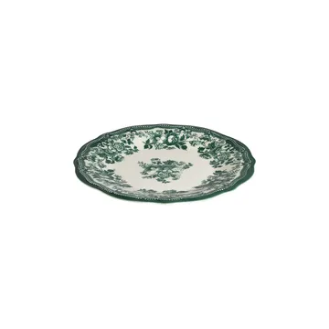 Middagsservise (24 deler) Opviq Velour Green Fulya 24 (32 x 36 x 41 cm) Hvit grønn - Hvit og grønn - Servering & borddekking - Tallerkener - Firkantet tallerken