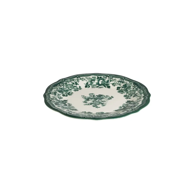 Middagsservise (24 deler) Opviq Velour Green Fulya 24 (32 x 36 x 41 cm) Hvit grønn - Hvit og grønn - Servering & borddekking - Tallerkener - Firkantet tallerken
