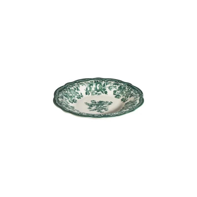 Middagsservise (24 deler) Opviq Velour Green Fulya 24 (32 x 36 x 41 cm) Hvit grønn - Hvit og grønn - Servering & borddekking - Tallerkener - Firkantet tallerken