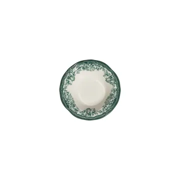 Middagsservise (24 deler) Opviq Velour Green Fulya 24 (32 x 36 x 41 cm) Hvit grønn - Hvit og grønn - Servering & borddekking - Tallerkener - Firkantet tallerken