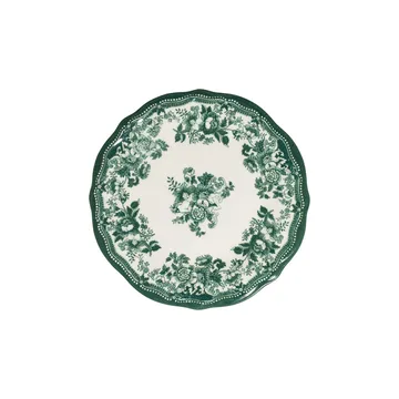 Middagsservise (24 deler) Opviq Velour Green Fulya 24 (32 x 36 x 41 cm) Hvit grønn - Hvit og grønn - Servering & borddekking - Tallerkener - Firkantet tallerken