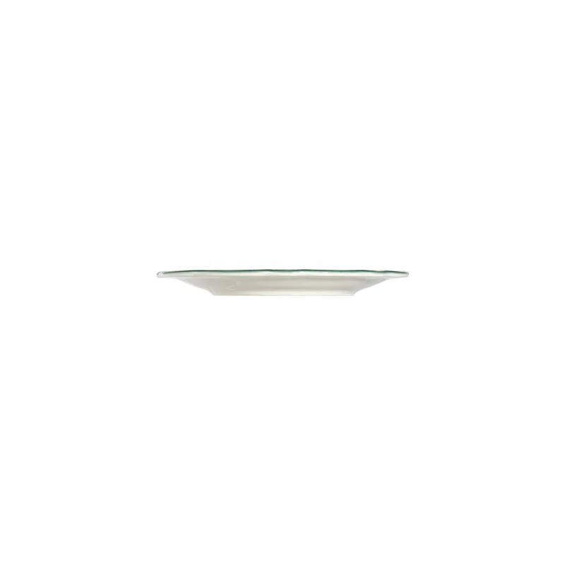 Middagsservise (24 deler) Opviq Velour Green Fulya 24 (32 x 36 x 41 cm) Hvit grønn - Hvit og grønn - Servering & borddekking - Tallerkener - Firkantet tallerken