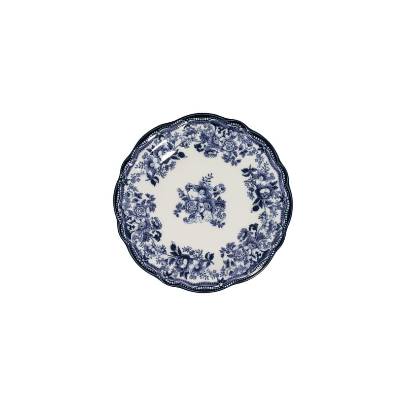 Middagsservise (24 deler) Opviq Velour Navy Blue Fulya 24 (32 x 36 x 41 cm) Hvit marineblå - Hvit og marineblå - Servering & borddekking - Tallerkener - Firkantet tallerken