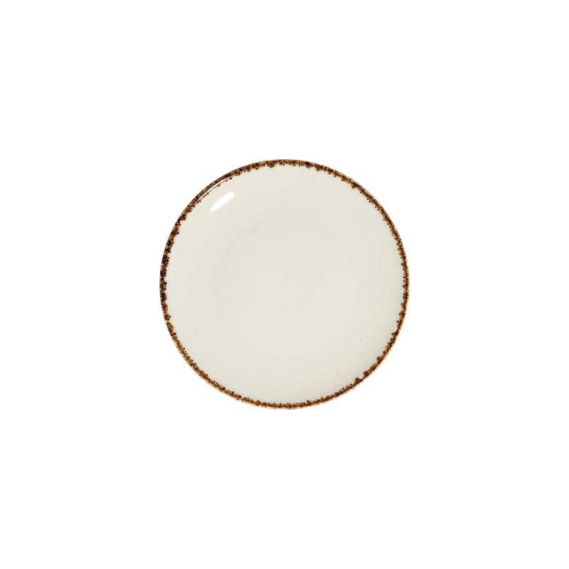 Middagsservise (24 deler) Opviq Vena Tarcin Sofia 24 (32 x 36 x 41 cm) Hvit Kanel - Hvit og kanel - Servering & borddekking - Tallerkener - Firkantet tallerken