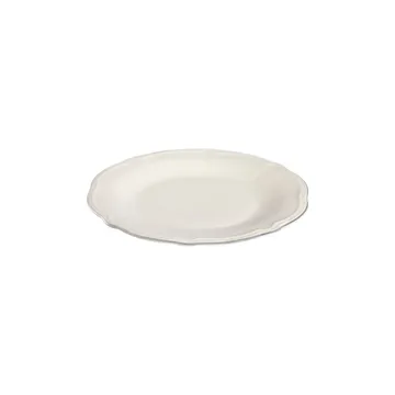 Middagsservise (24 deler) Opviq Platin Yaldiz Fulya 24 (32 x 36 x 41 cm) Hvit Sølv - Hvitt og sølv - Servering & borddekking - Tallerkener - Firkantet tallerken