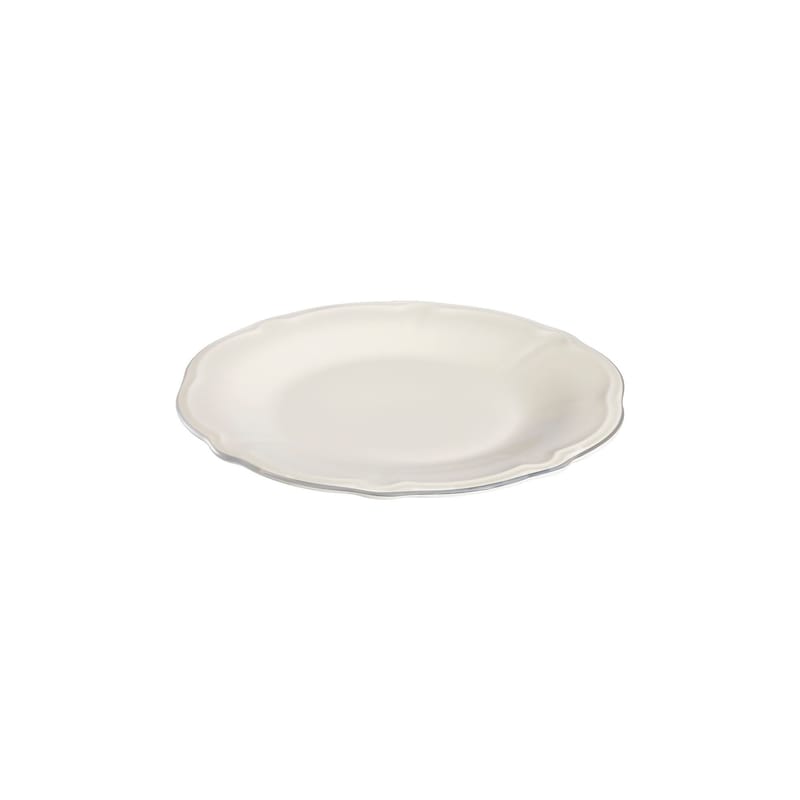 Middagsservise (24 deler) Opviq Platin Yaldiz Fulya 24 (32 x 36 x 41 cm) Hvit Sølv - Hvitt og sølv - Servering & borddekking - Tallerkener - Firkantet tallerken
